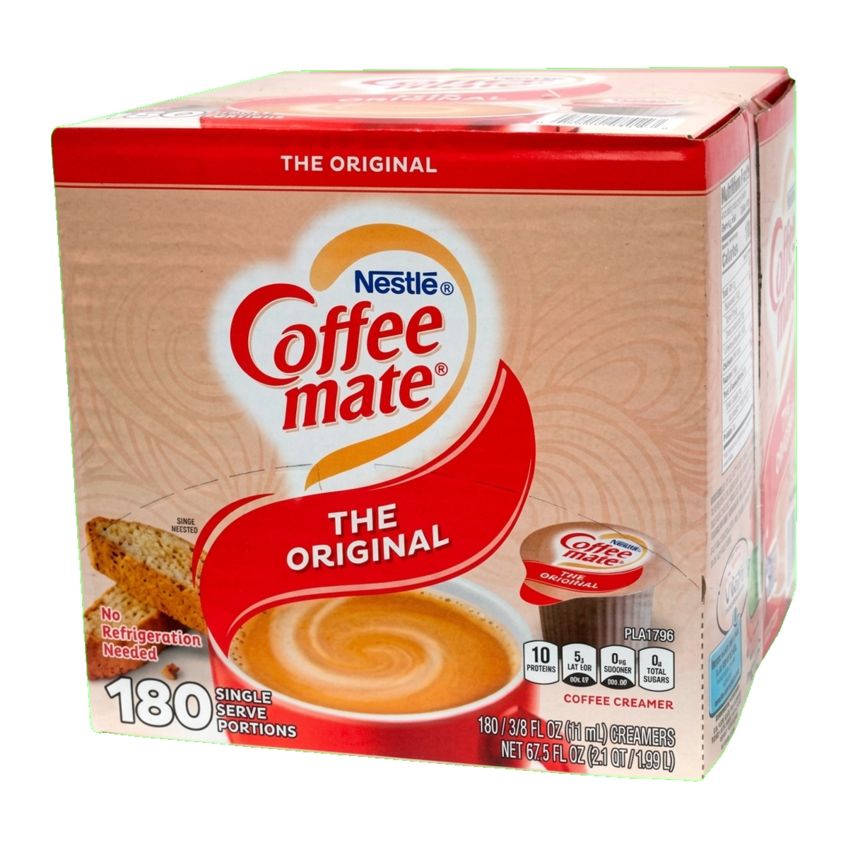 CREMA LIQUIDA P/CAFE COFFEMATE ORIGINAL 180 PZAS
