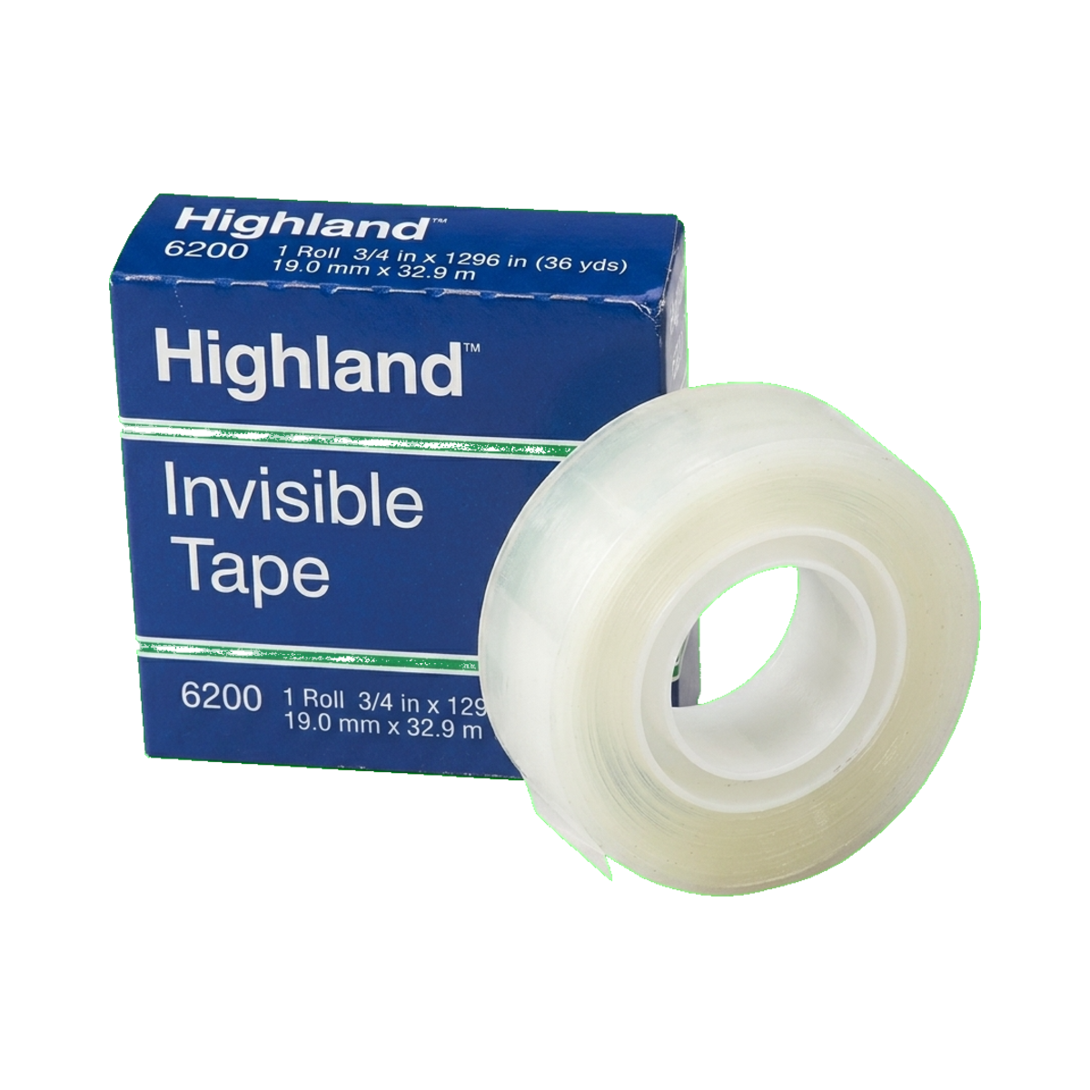 TAPE INVISIBLE 3M HIGHLAND 6200 19MMX33M C/12