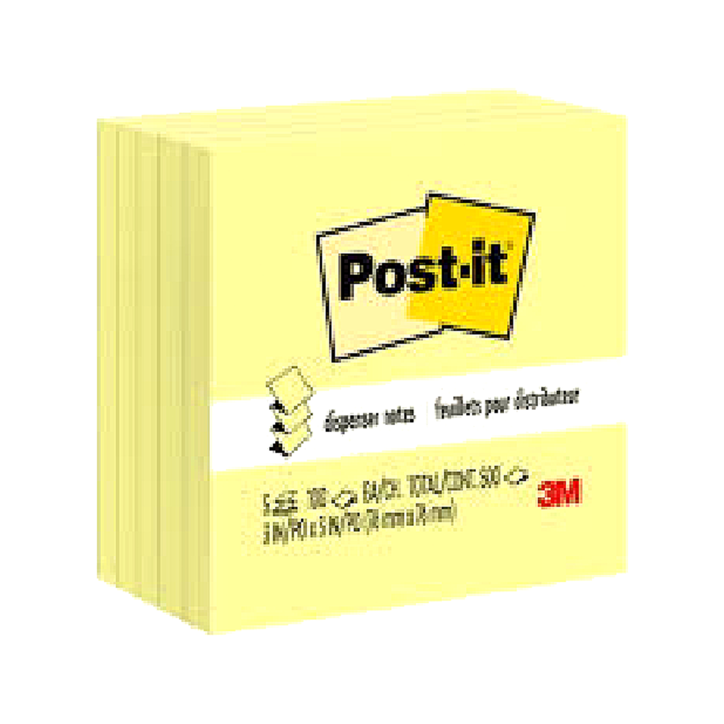 NOTAS POST-IT POP-UP AMARILLAS 3X3 C/5